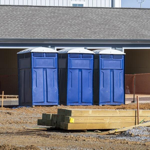 Heavy-duty construction site porta potty in Kelso, Washington
